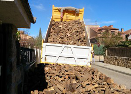 envio de leña a domicilio Castellón